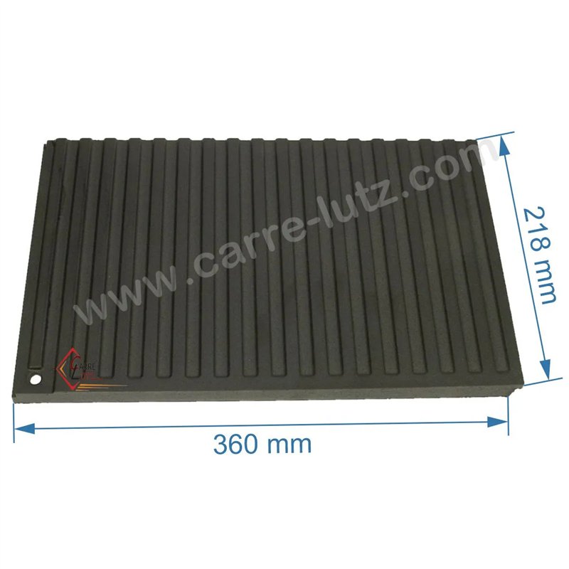 P0T52824 - Plaque arrière de foyer Deville bijou-80 C007926.PT06-PF