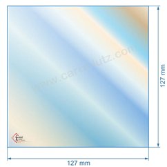 00127X127  Vitre de poele en Vitrocéramique 127x127 mm Deville 7864 7867 8,90 €