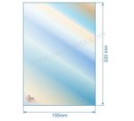 00129  188733 - Vitre de poele en Vitrocéramique 220x155 mm Franco Belge 27,00 €