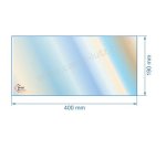 00134  Vitre de poele en Vitrocéramique 400x190 mm Franco Belge 1440601 42,40 €
