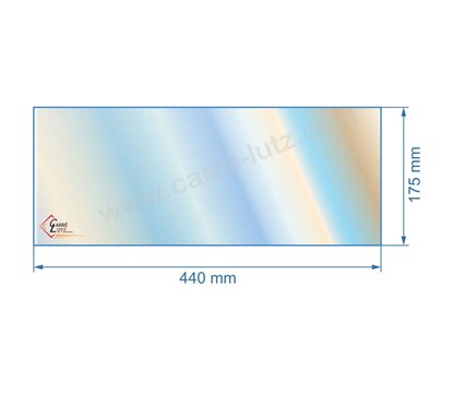 00147  Vitre de poele en Vitrocéramique 440x175 mm Nestor Martin 468.50 478.50 42,70 €