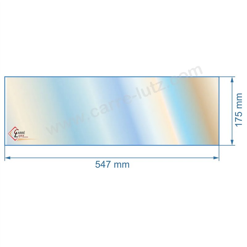 Vitre de poele en Vitrocéramique 547x175 mm Arthur Martin 469.50 479.50