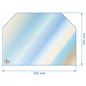 00001304849 - Vitre de poele en Vitrocéramique 345x235 mm CC Godin 3119