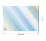 00171  Vitre de poele en Vitrocéramique 330x230 mm Godin 3760 33,50 €