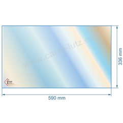 00175  Vitre de poele en Vitrocéramique 590x336 mm Godin carvin 366701 96,00 €