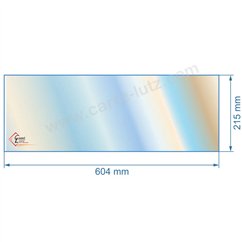 00191  Vitre de poele en Vitrocéramique 604x215 mm Nestor Martin gaz 68,30 €
