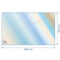 Vitre de poele en Vitrocéramique 608x368 mm Philippe eco radiant
