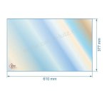 00211  Vitre réfractaire Vitrocéramique 610x377mm, de poêle P0027017 Deville CO7335 CO7888 118,70 €