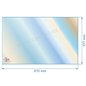 Vitre réfractaire Vitrocéramique 610x377mm de poêle compatible avec Deville CO7335 CO7888 - P0027017