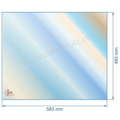 00219  Vitre de poele en Vitrocéramique 583x485mm, 00001307618 Godin brulhaut 364104 130,10 €