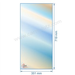 00229  00001307778 - Vitre réfractaire Vitrocéramique 719x351 Godin  133,90 €