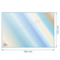 017517 - verre réfractaire Vitrocéramique 555x370 Godin 