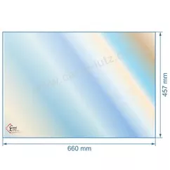 00232  verre réfractaire Vitrocéramique 660x457 d' insert Godin 3175 156,50 €