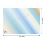 00232  verre réfractaire Vitrocéramique 660x457 d' insert Godin 3175 156,50 €