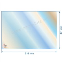 00233  verre réfractaire Vitrocéramique 633x431 d' insert Godin 3170 143,30 €