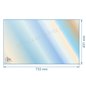 verre réfractaire Vitrocéramique 733x431 d' insert Godin 3182