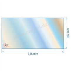 00235  00001307945 - verre réfractaire Vitrocéramique 736x367 Godin373111 142,00 €