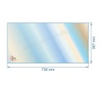 00235  00001307945 - verre réfractaire Vitrocéramique 736x367 Godin373111 142,00 €