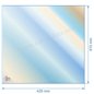 00001307564 - verre réfractaire Vitrocéramique 435x410 de foyer Godin