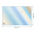 00240  CH186903177 - Vitre réfractaire Vitrocéramique 593x383 mm Godin 3276 3277 117,40 €