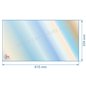 00001307695  - Vitre réfractaire Vitrocéramique 615x329mm d insert godin 665303