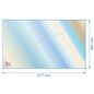 00001306042 - Vitre réfractaire Vitrocéramique 617x360mm d insert godin 3257