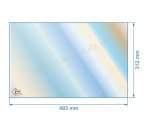 00249  Vitre réfractaire Vitrocéramique 493X312mm de foyer compatible avec Deville - AXDV50908 64,90 €