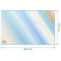 AXDV50908 - Vitre réfractaire Vitrocéramique 493X312mm de foyer Deville