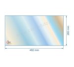 00251  P0020732 - verre réfractaire Vitrocéramique 482x260mm Deville C07751 66,50 €