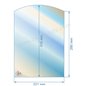 00001310890  - verre réfractaire Vitrocéramique 310x290/221 Godin 1024370
