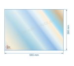 00320  188849 - Vitre réfractaire Vitrocéramique 555x390 mm Franco-Belge 108,00 €