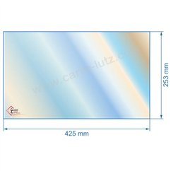 00329  188858 - Vitre réfractaire Vitrocéramique 425x253 mm Franco-Belge 53,90 €