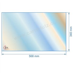 00333  verre réfractaire Vitrocéramique 568x340 mm Godin 3163 98,20 €