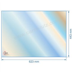 00334  verre réfractaire Vitrocéramique 623x443 mm Godin 3178 133,20 €
