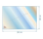 00339  00001308394 - verre réfractaire Vitrocéramique 530x350 mm Godin  94,90 €