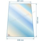 00343  00001307944 - verre réfractaire Vitrocéramique 525x387/438 mm Godin  97,20 €