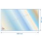 Verre réfractaire Vitrocéramique 638x362 mm compatible avec Deville - P0050233 Verre réfractaire Vitrocéramique 638x362 mm compatible avec Deville - P0050233