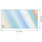 Verre réfractaire Vitrocéramique 375x190 x4 mm compatible avec Deville - D0035151