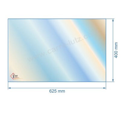 00353  Verre réfractaire Vitrocéramique 625X400 mm compatible avec Deville - P0028340 128,70 €