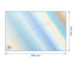 00354  P0028164 - verre réfractaire Vitrocéramique 696x454 mm Deville 150,10 €