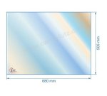 00356  P0048017 - verre réfractaire Vitrocéramique 680x505 mm Deville 161,60 €