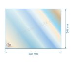 00358  verre réfractaire Vitrocéramique 337x241x4 mm P0027969 Deville 55,30 €