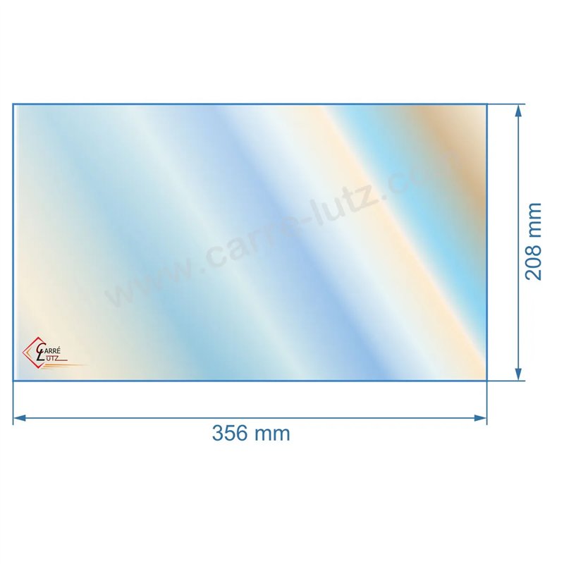 00359  verre réfractaire Vitrocéramique 356x208 mm P0052010 Deville 41,60 €