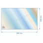 Verre réfractaire Vitrocéramique 356x208 mm compatible avec Deville - P0052010