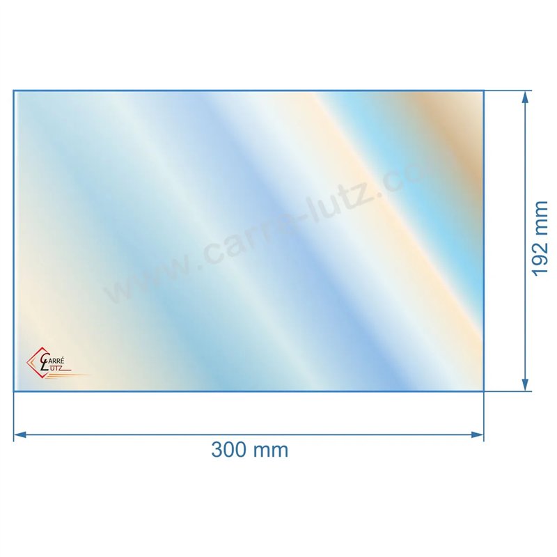 00365  verre réfractaire Vitrocéramique 300x192 mm 00001310134 Godin 2276440 Extraflame 35,60 €
