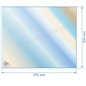 Vitre réfractaire Vitrocéramique 379x309 mm de poêle Efel Surdiac S33