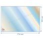 verre réfractaire Vitrocéramique 774x502 mm D' insert Cheminées Philippe