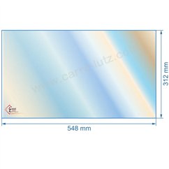 00373  Vitre réfractaire Vitrocéramique 548x312 mm de foyer Supra gotham 85,00 €