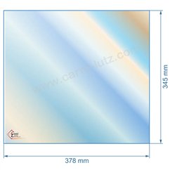 00377  51218 - Vitre réfractaire Vitrocéramique 378x345 de foyer Aduro 19 62,30 €