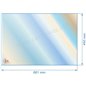 03191 - Vitre réfractaire Vitrocéramique 661x450 mm de foyer Supra 